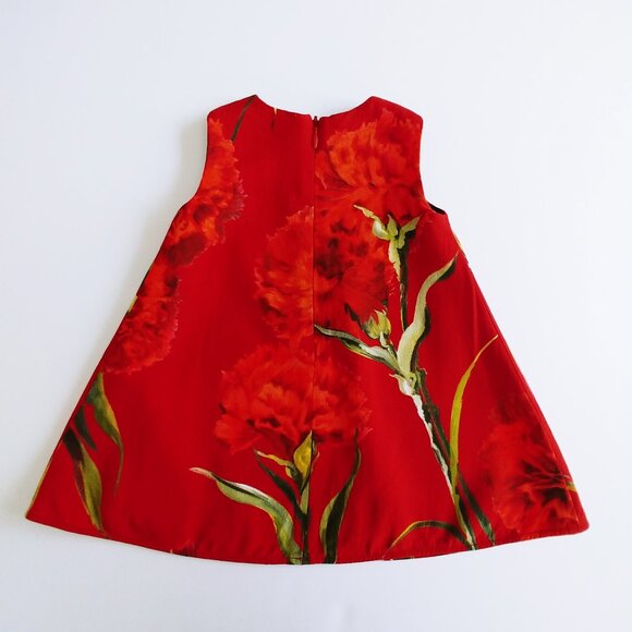 Dolce & Gabbana Sleeveless Floral Summer Dress 6-9 Months Made in Italy - Picture 2 of 13